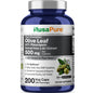 NusaPure Hoja de Olivo 20% Oleuropeína Extracto 50:1, 500 mg 200 Cápsulas Vegetales Apto para Vegetarianos y Veganos, No OGM