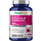 NusaPure Echinacea 20:1 Extract, 300 mg 200 Veggie Caps, Vegan, Non-GMO, Gluten Free Supplement