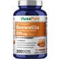 NusaPure Boswellia Serrata 500 mg por cápsula vegetal, 200 unidades (Ext. 20:1, sin OGM, vegano, Bioperine) Hierba ayurvédica: Olibanum indio, Incienso