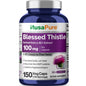 NusaPure Cardo Bendito Semilla 30:1 Extracto, 100 mg por Cápsula Vegetal 150 Unidades (Sin OMG, Vegano)