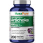 NusaPure Artichoke 20:1 Extract, 600 mg 200 Veggie caps (Non-GMO, Gluten Free)