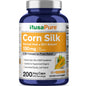 NusaPure Extracto de Seda de Maíz 150 mg por Cápsula - 200 Cápsulas Vegetales (100% Vegetariano, No OGM, Extracto 20:1, Vegano)