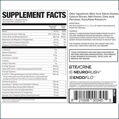 Magnum Limitless X16 Pre-WorkOut, 20 Servings