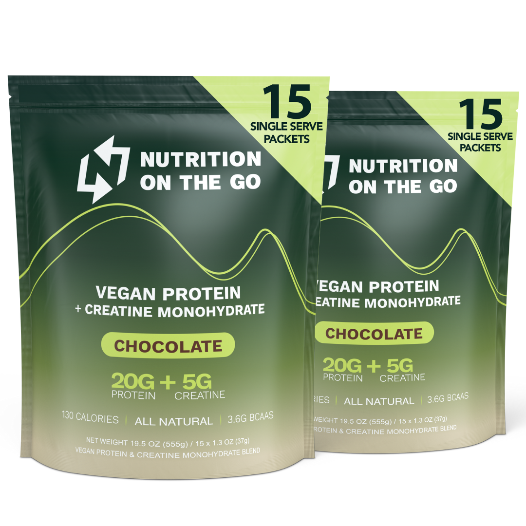 2-in-1 Vegan Protein + Creatine Travel Packets