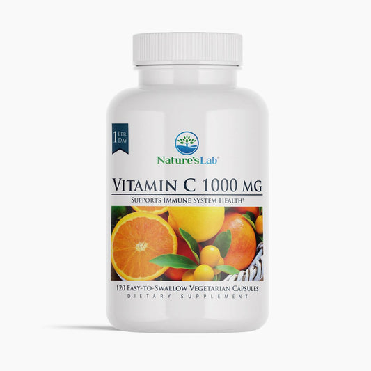 Nature's Lab Vitamina C 1.000mg - 120 Cápsulas
