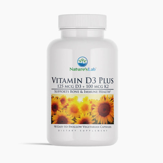 Nature's Lab Vitamina D3 Plus - 90 Cápsulas