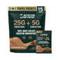 2-in-1 Molkenproteinisolat + Kreatin Reisepackungen