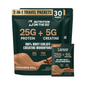 2-in-1 Molkenproteinisolat + Kreatin Reisepackungen