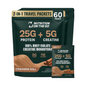 2-in-1 Molkenproteinisolat + Kreatin Reisepackungen