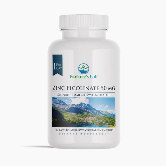 Nature's Lab Picolinato de Zinc 50mg - 100 Cápsulas