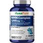 NusaPure NMN Complex 1.000 mg por porción con Resveratrol, Raíz de Cúrcuma, Quercetina y BioPerine, 180 Cápsulas Veganas (90 Porciones) – Sin OGM, Vegano, Probado en Laboratorio, Fabricado en Instalación cGMP