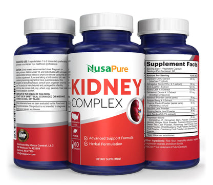 NusaPure Complejo Renal (Vegetariano) 60 cápsulas