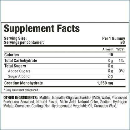 Allmax Creatine Gummies, 90 Gummies