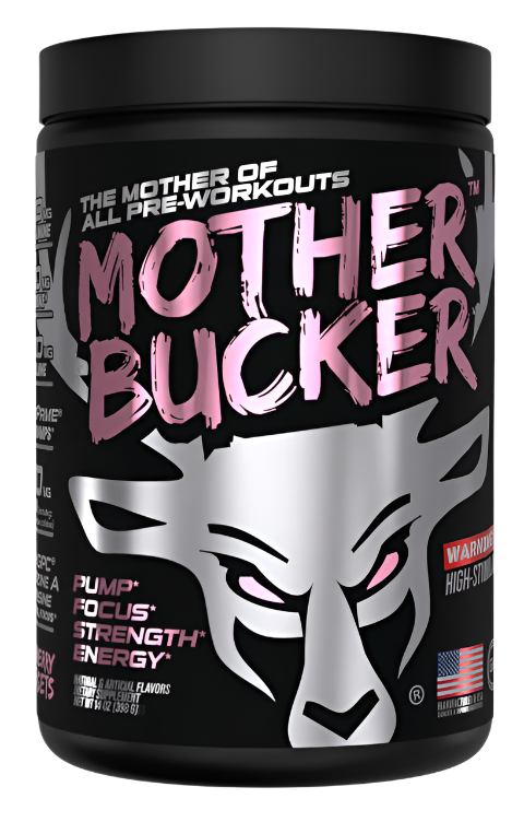 Bucked Up MOTHER BUCKER Fórmula Pre-Entrenamiento de Alto Estimulante - 20 Porciones