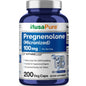 NusaPure Pregnenolona (Micronizada) 100 mg por porción 200 Cápsulas Vegetales Suplemento Dietético Vegano, No OGM