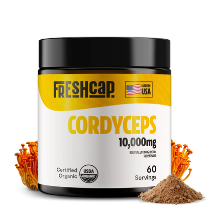 Extracto en polvo de hongo Cordyceps