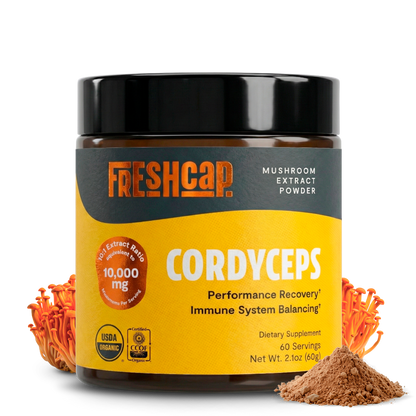 Extracto en polvo de hongo Cordyceps