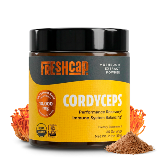Extracto en polvo de hongo Cordyceps