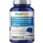 NusaPure Fosfatidilserina Memoria Complejo Definitivo 1000mg 200 Cápsulas Vegetarianas (Vegano, Sin OGM)