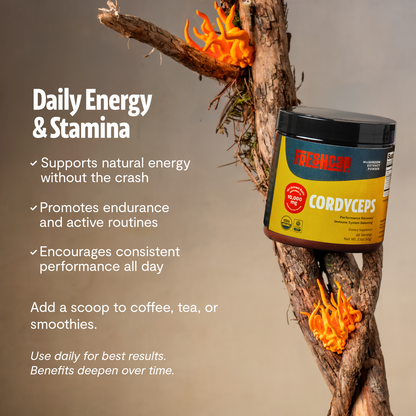 Extracto en polvo de hongo Cordyceps