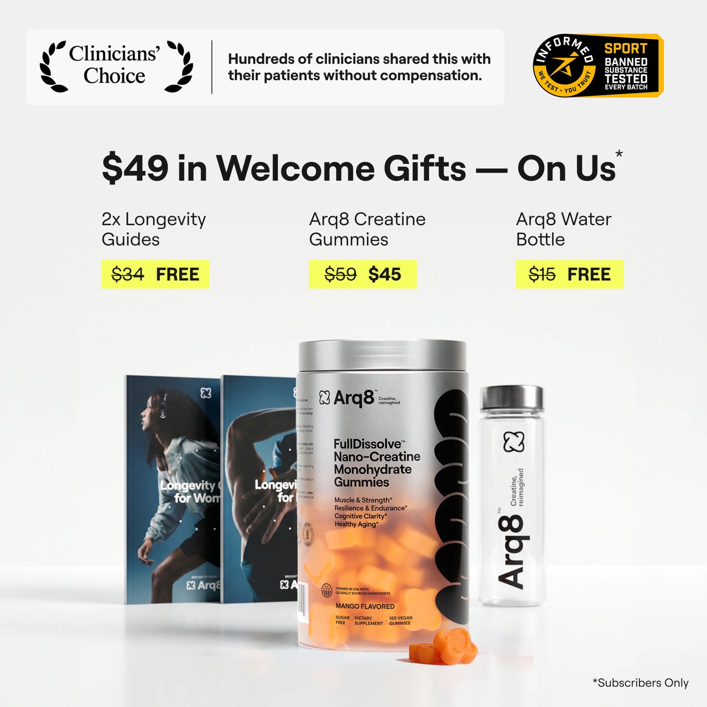 Arq8™ Creatine Monohydrate Gummies