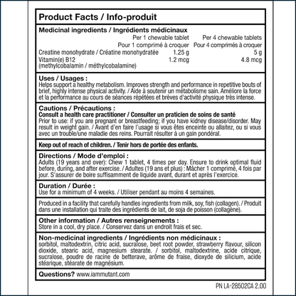 Mutant Creatine Bytz, 80 Chewable Tablets