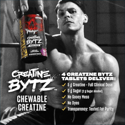 Mutant Creatine Bytz, 80 Chewable Tablets