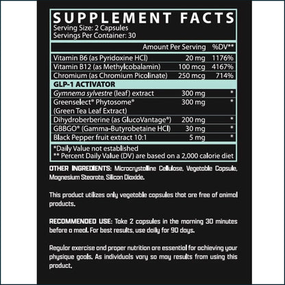 Nutrex GLP1+ Control, 60 Capsules
