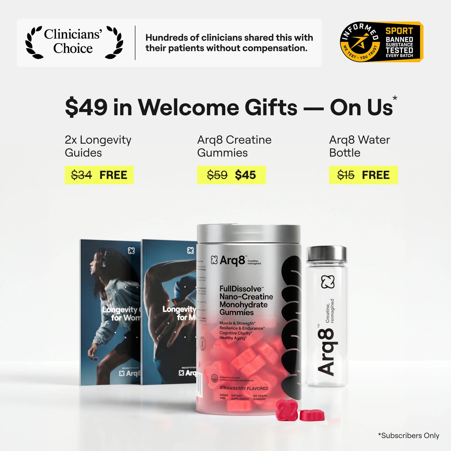 Arq8™ Creatine Monohydrate Gummies