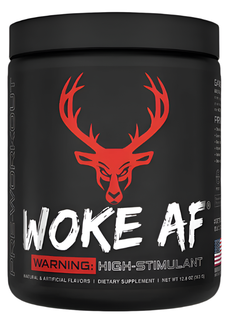 Pre-entrenamiento de alto estimulante Bucked Up WOKE AF - Energía y enfoque intensos